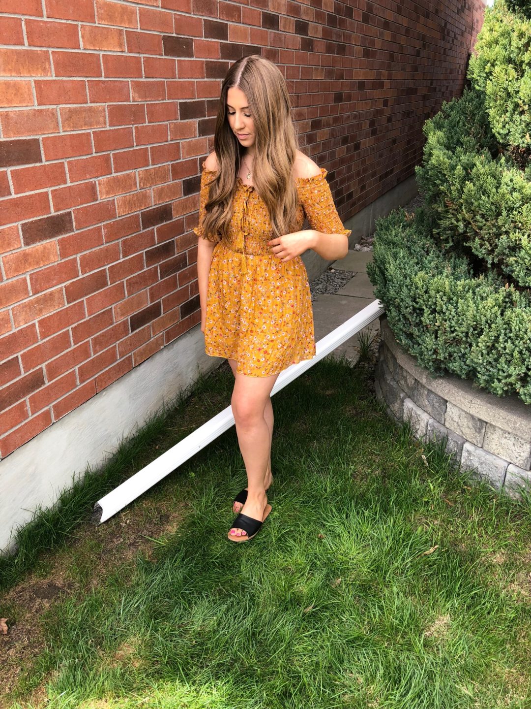 Strappy Dress - Petal Power